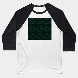 leaf pattern Baseball T-Shirt